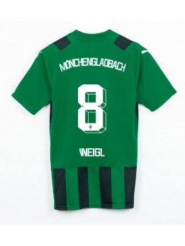 Billige Borussia Monchengladbach Julian Weigl #8 Bortedrakt 2023-24 Kortermet